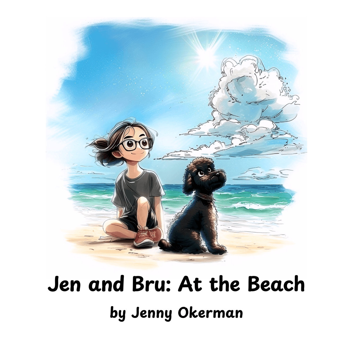 Jen and Bru: At the Beach book cover