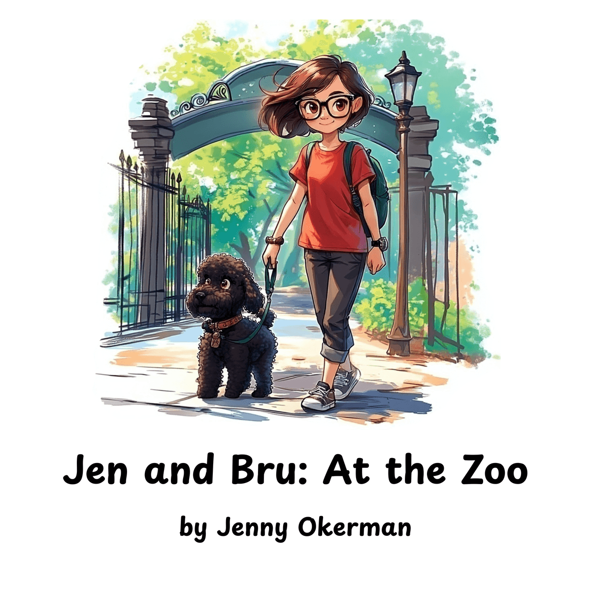 Jen and Bru: At the Zoo book cover
