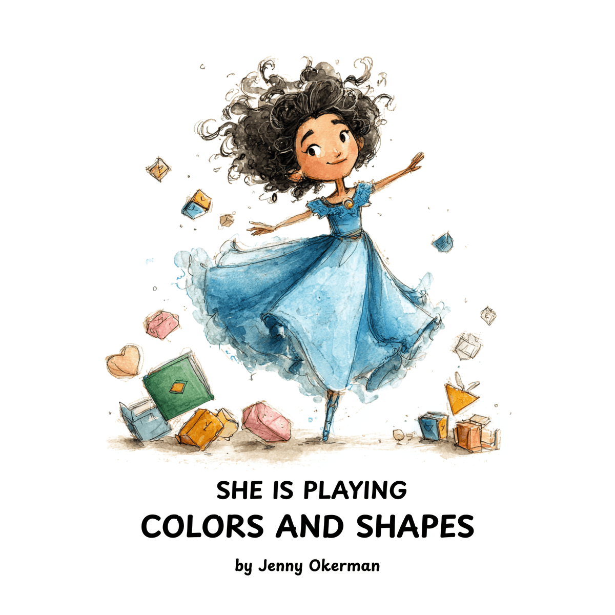 She is Playing: Colors and Shapes book cover